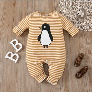 NWT Baby Penguin Striped Jumpsuit